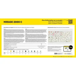 Heller - Starter Kit Mirage 2000 C - 1:72 - 39 Teile