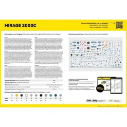 Heller - Starter Kit Mirage 2000 C - 1:48 - 92 Teile