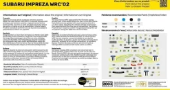 Heller Subaru Impreza WRC´02 Starter Kit 1:43 1000561990 Bausatz 56199 Bausatz