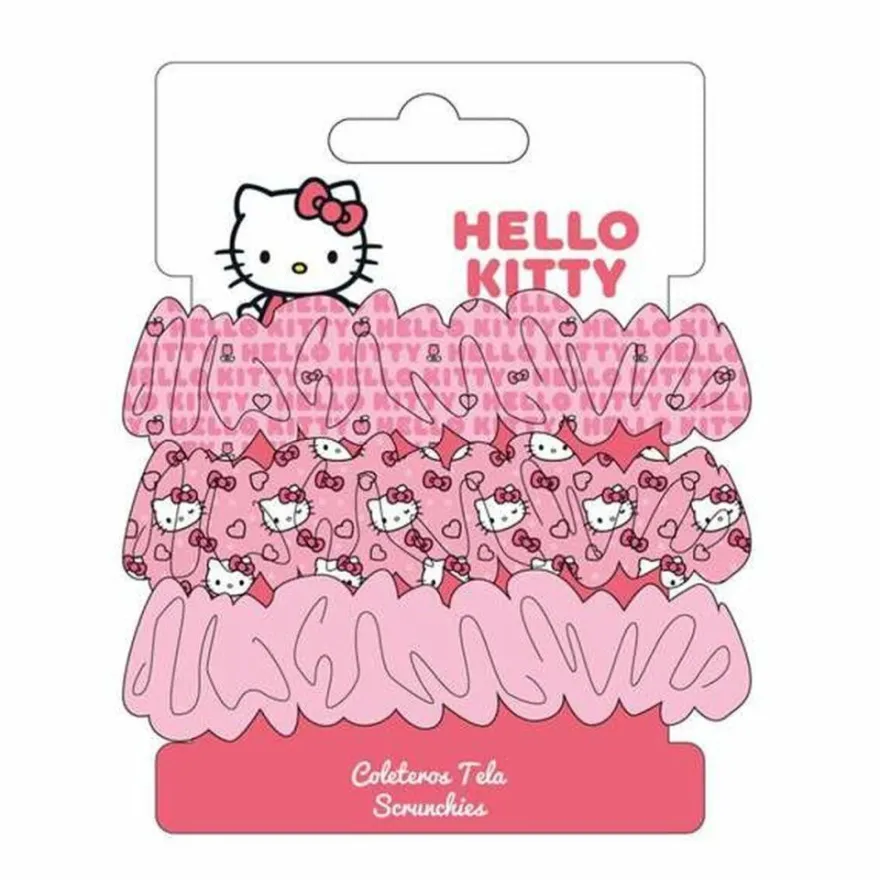 Hello Kitty Scrunchie Haargummi-Set 3 Stk