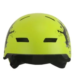 Helm Fahrradhelm Aero Kinderhelm Kinderfahrradhelm Skaterhelm Skatehelm gelb matt