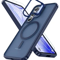 Hensinple Hülle für Samsung Galaxy S24 FE mit MagSafe, Ring Ständer