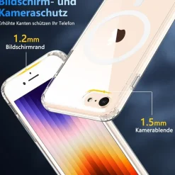 Hensinple Hülle Kompatibel für iPhone SE 2020/2022, iPhone 8/7, MagSafe