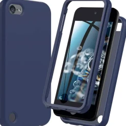 Hensinple iPod Touch 7/6/5 Schutzhülle, stoßfest mit integriertem