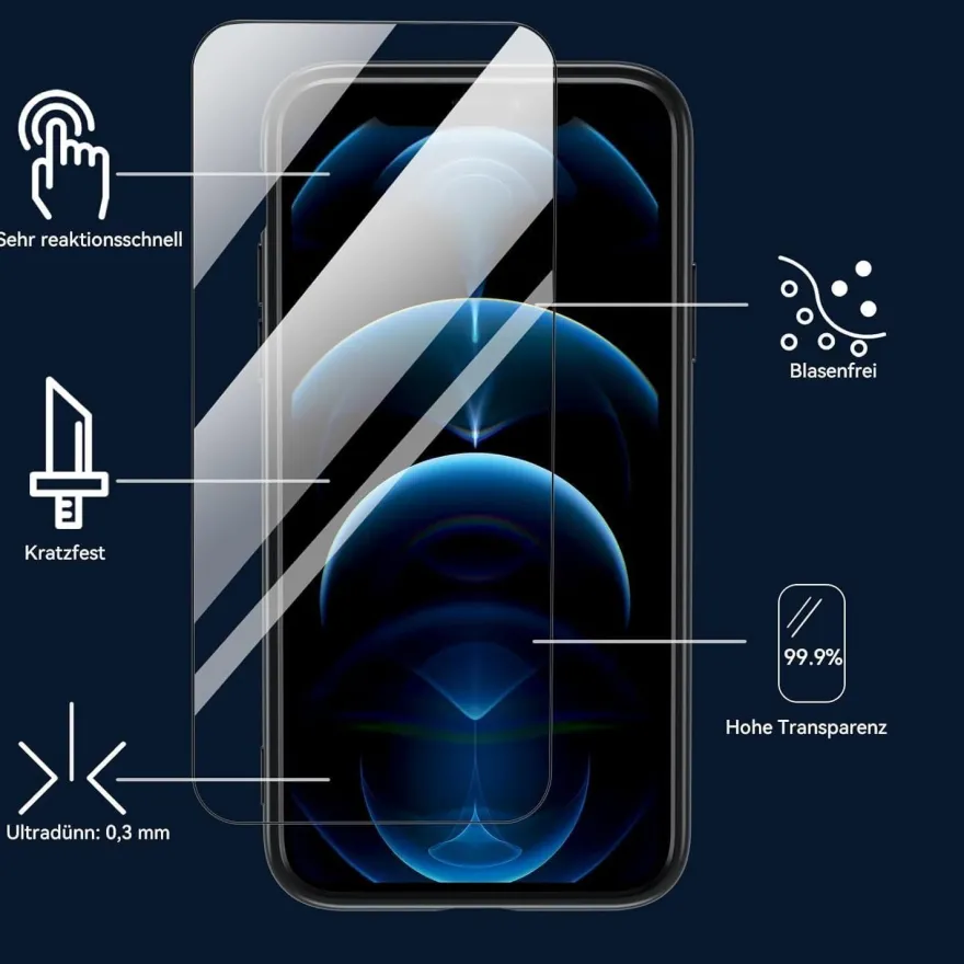 Hensinple Magnetische Schutzhülle für iPhone X/XS, Militärschutz, Stoßfest