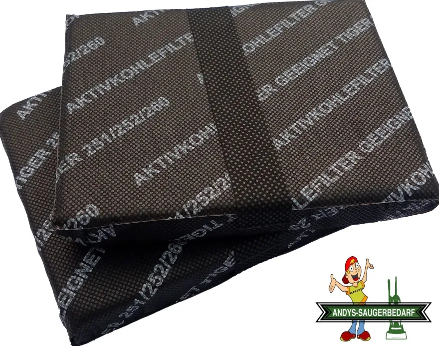 1 Hepafilter + 2 Aktivkohlefilter geeignet Vorwerk Tiger VT 251 252 Filter