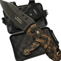 Herbertz TOP Collection Rettungsmesser Springmesser Alu-Griffschalen mit Etui (18 + )