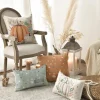 Herbst Kürbisse Orange Kissenbezüge 4er Set 45x45 cm Couch Deko