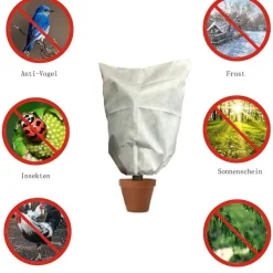 Herilios Winterschutzhaube für Pflanzen, Frostschutz für Bäume und Palmen