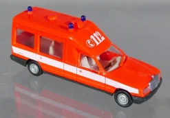 Herpa H0 4113 Mercedes Benz MB 230E Miesen Bonna 124 KTW Feuerwehr Notarzt 112