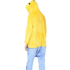 Herren Damen Minions Onesie Hooded Pyjama Winter Despicable Me Cosplay Schlafanzug