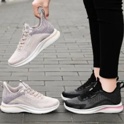 Herren Laufschuh Sport Turnschuhe Unisex Atmungsaktiv Draussen Schnuren
