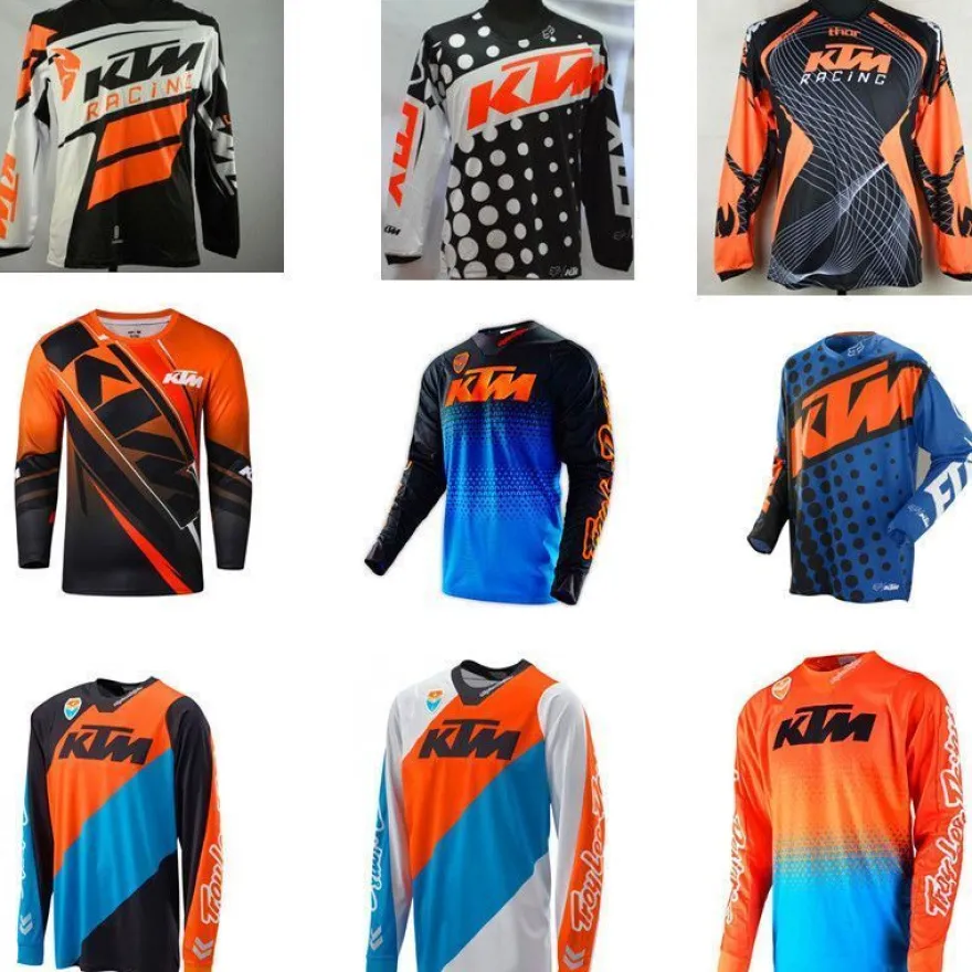 Herren Radsport Sweatshirt KTM Offroad-Renne Trikot lange Ärmel Pullover