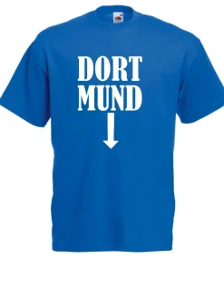 Herren T-Shirt Dort-Mund Größe bis 5XL