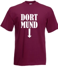 Herren T-Shirt Dort-Mund Größe bis 5XL