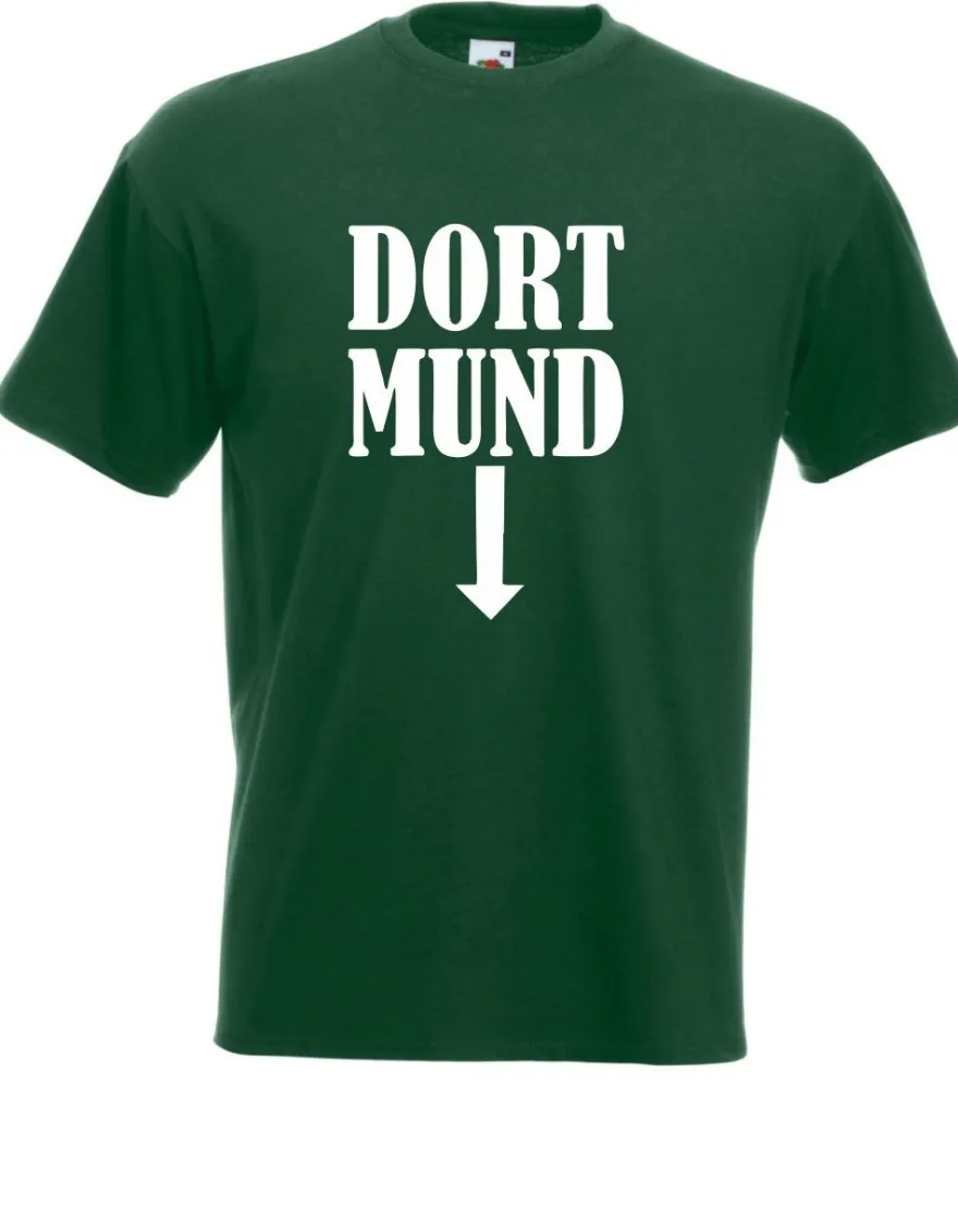 Herren T-Shirt Dort-Mund Größe bis 5XL