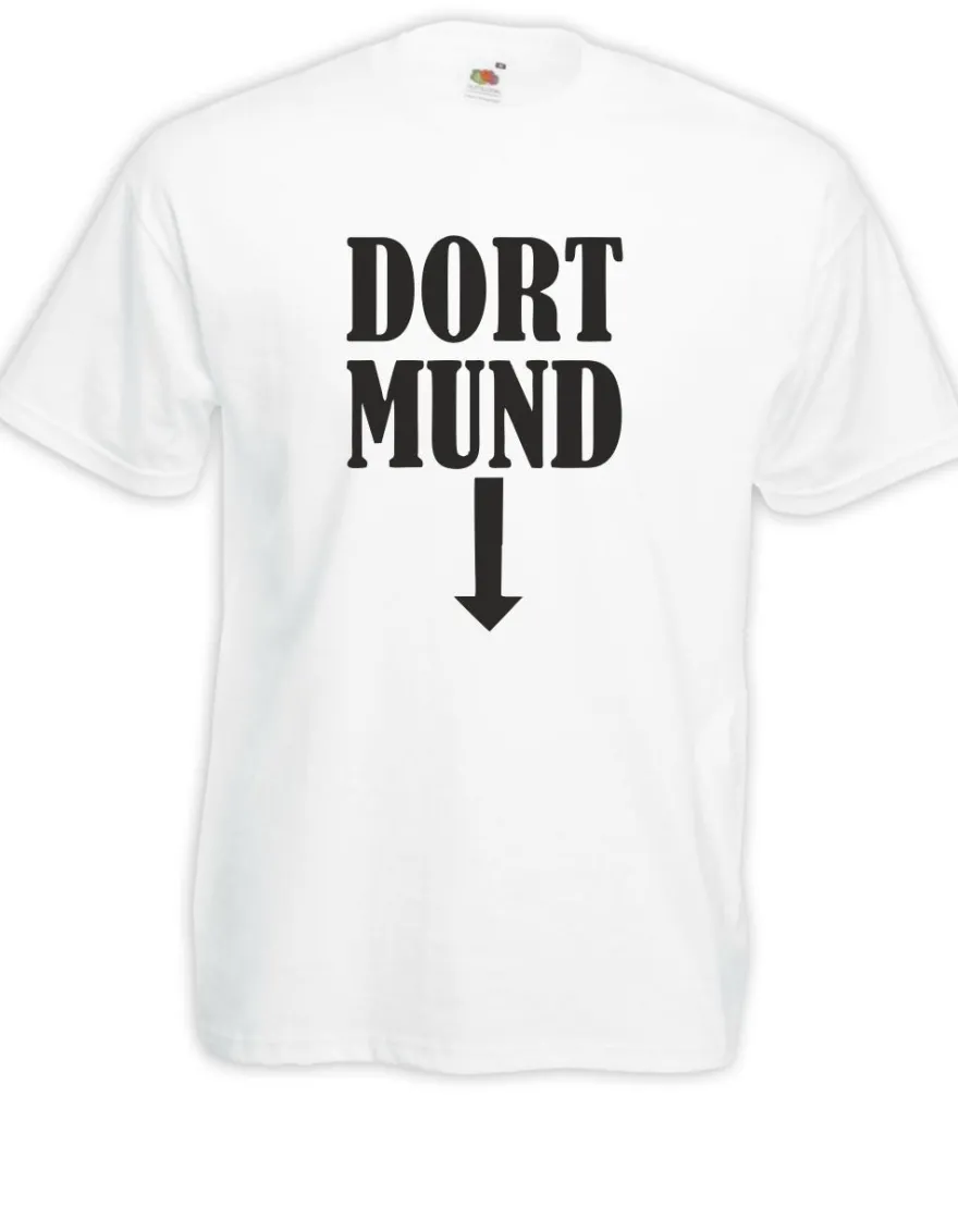 Herren T-Shirt Dort-Mund Größe bis 5XL