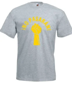Herren T-Shirt No Pasaran Faust Fist Größe bis 5XL