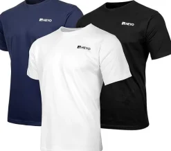 Herren T-Shirt Set 100% Baumwolle Rundhals Ausschnitt Casual Kurzarm T-Shirts