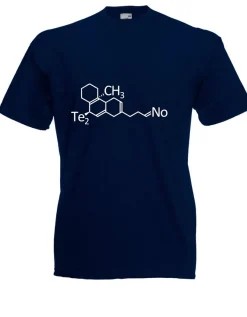 Herren T-Shirt Techno Molekül