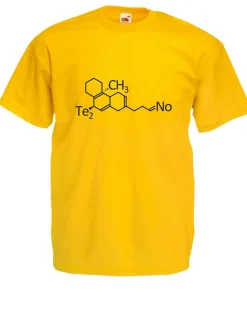 Herren T-Shirt Techno Molekül