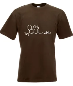 Herren T-Shirt Techno Molekül