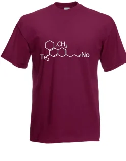 Herren T-Shirt Techno Molekül