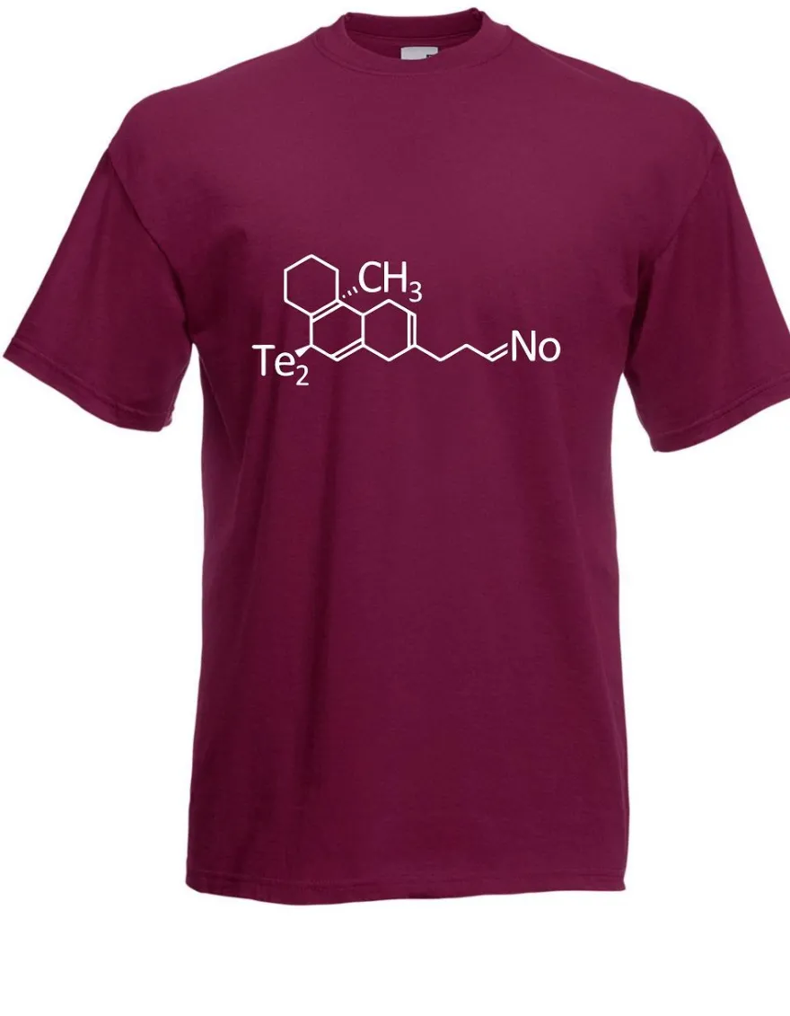 Herren T-Shirt Techno Molekül