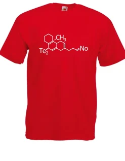 Herren T-Shirt Techno Molekül