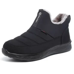 Herren Warme Schuhe Slip On Schneestiefel Frauen Leicht Im Freien