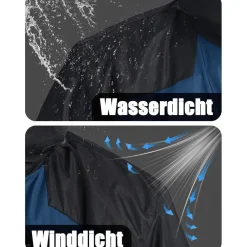 Herren Winter Skijacke Fleece Gefüttert Outdoor Softshelljacke XXL Blau