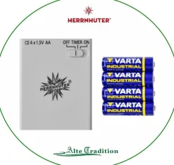 Herrnhuter Stern Batterie halter mit Timer 6 h für 13 cm Sterne