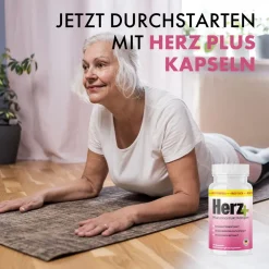 Herzena - Herz Plus Kapseln - senken den Blutdruck - 90 Kapseln
