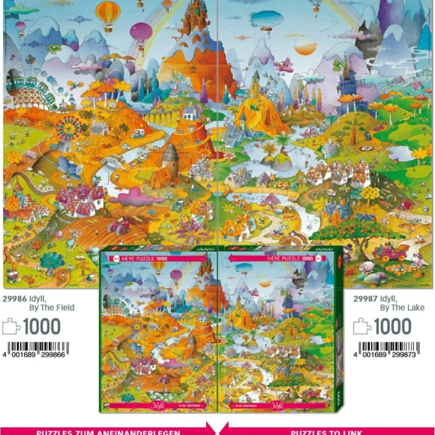 HEYE Puzzle Cartoon Classics: 1000 Teile