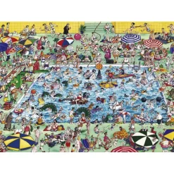 HEYE Puzzle Cartoon Classics: Nass werden 1000 Teile