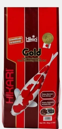 Hikari Gold Large 10kg Ø 8 - 9 mm Koifutter Koiteich Teich Teichfutter Koi