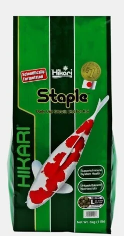 Hikari Staple Large 5kg Ø 8 - 9 mm Premiumkoifutter Koifutter Koiteich Teich