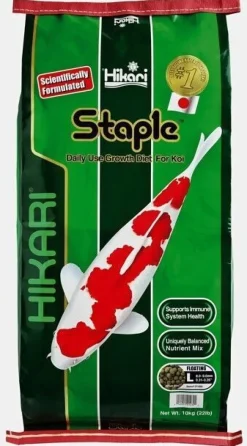 Hikari Staple Large 5kg Ø 8 - 9 mm Premiumkoifutter Koifutter Koiteich Teich