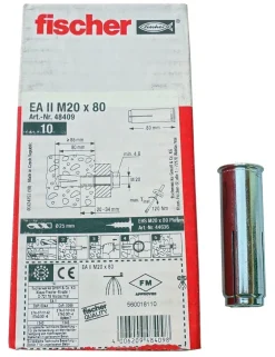 Hilti HKD Kompaktdübel Metall Spreizdübel, l Fischer EA 2, Edelstahl