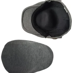 HIQIU Schiebermütze Herren Verstellbare Baumwolle Gatsby Flatcap Newsboy Cap