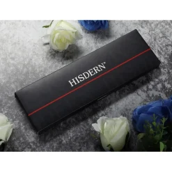 Hisdern Herren Krawatte & Einstecktuch Set - Elegante Hochzeitskrawatte in