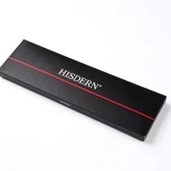 Hisdern Schmale Krawatte für Herren, Königsblau, 6cm Breite, klassisch und