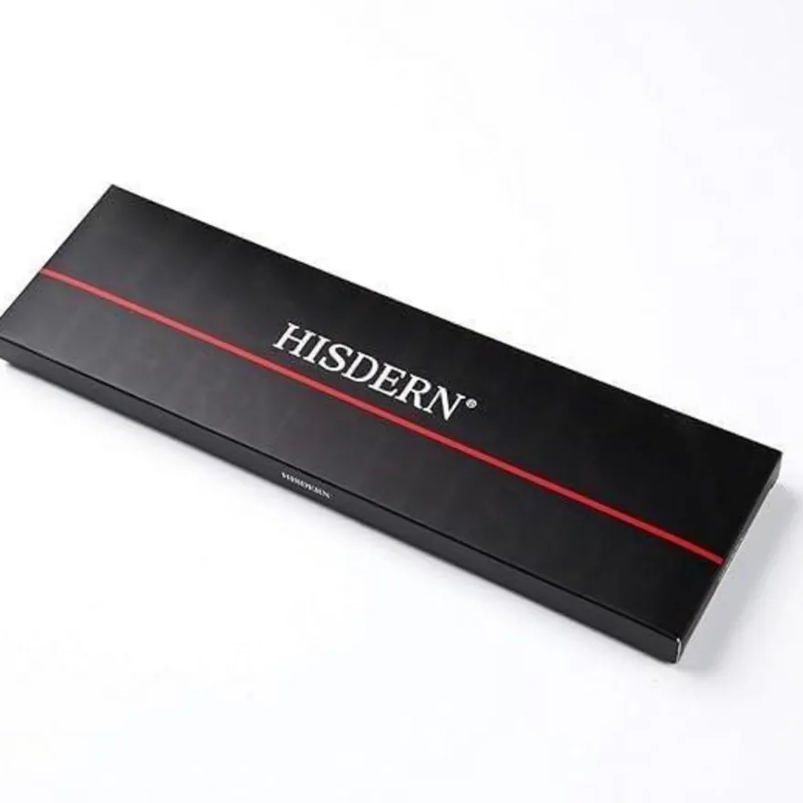 Hisdern Schmale Krawatte für Herren, Königsblau, 6cm Breite, klassisch und