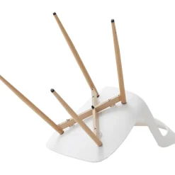 HJhomeheart Moderner Esszimmerstuhl 4er-Set, skandinavischer Stil, mit