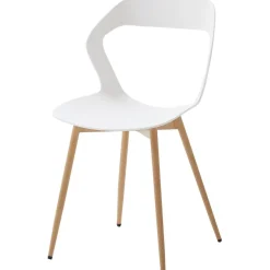 HJhomeheart Moderner Esszimmerstuhl 4er-Set, skandinavischer Stil, mit