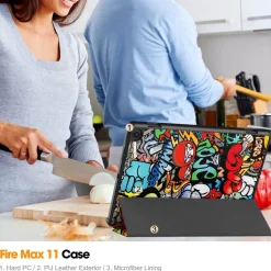 Hülle für Amazon Fire Max 11 2023 11 Zoll 13. Generation Smart Cover Sleep/Wake