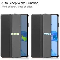 Hülle für Huawei MatePad Pro 11 2022 Smart Cover Auto Sleep/Wake Schwarz