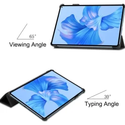 Hülle für Huawei MatePad Pro 11 2022 Smart Cover Auto Sleep/Wake Schwarz