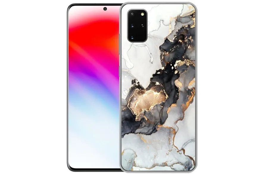 Hülle für Samsung Galaxy S20 Plus - Farbe - Marmor - Luxus - Silikone