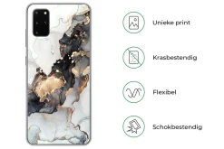 Hülle für Samsung Galaxy S20 Plus - Farbe - Marmor - Luxus - Silikone